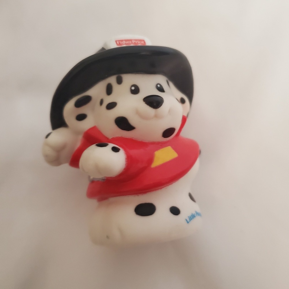 Fisher Price Little People Fire‎ Station Dalmatian Dog 2001 - Picture 5 of 6